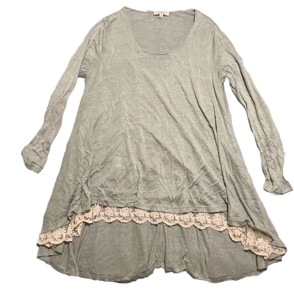 Mint Green sweater tunic XL